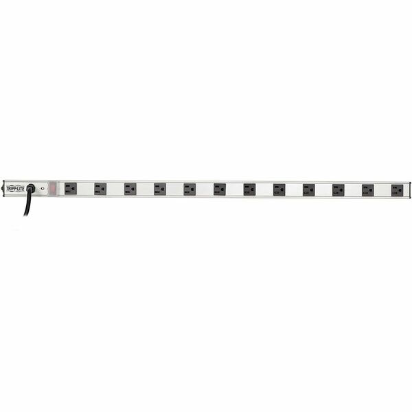 Tripp Lite Power Strip 120V 5-15R 12 Outlet 15' Cord Vertical Metal 0URM