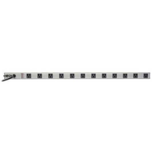 Tripp Lite Power Strip 12-Outlet Right Angle 5-15R 15ft Cord 36in Length