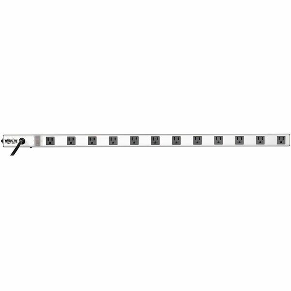 Tripp Lite Power Strip 12-Outlet Right Angle 5-15R 15ft Cord 36in Length