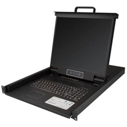 StarTech.com 8 Port Rackmount KVM Console w/ Cables - Integrated KVM Switch w/ 19" LCD - 1U LCD KVM Drawer 50000 MTBF - USB + VGA Support