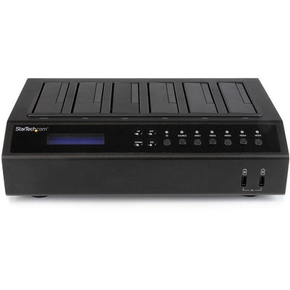 StarTech.com USB 3.0 / eSATA 6-Bay Hard Drive Duplicator Dock - 1:5 HDD / SSD Cloner and Eraser