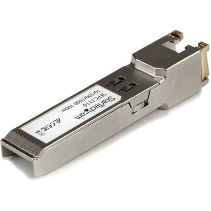 StarTech.com Cisco SFP-GE-T Compatible SFP Module - 1000BASE-T - 10/100/1000 Mbps SFP to RJ45 Cat6/Cat5e Transceiver - 100m