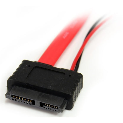 StarTech.com 20in Slimline SATA to SATA with LP4 Power Cable Adapter