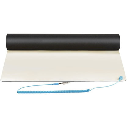 StarTech.com 11x18in Anti Static Mat, ESD Mat for Electronics Repair on Tables or Desks, Flexible Work Pad, Detachable Grounding Wire