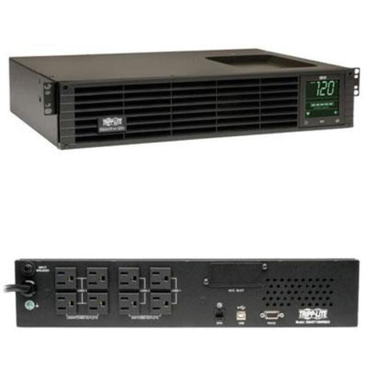 Tripp Lite UPS Smart 1500VA 1350W Rackmount AVR 120V Pure Sine Wave USB DB9 SNMP 2URM