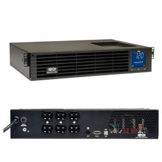 Tripp Lite UPS 1000VA 700W Smart Rackmount LCD Pure Sine Wave AVR USB 2URM