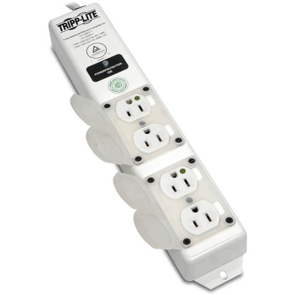 Tripp Lite Safe-IT Surge Protector Power Strip Hospital Medical Antimicrobial 4 Outlet 6' Cord