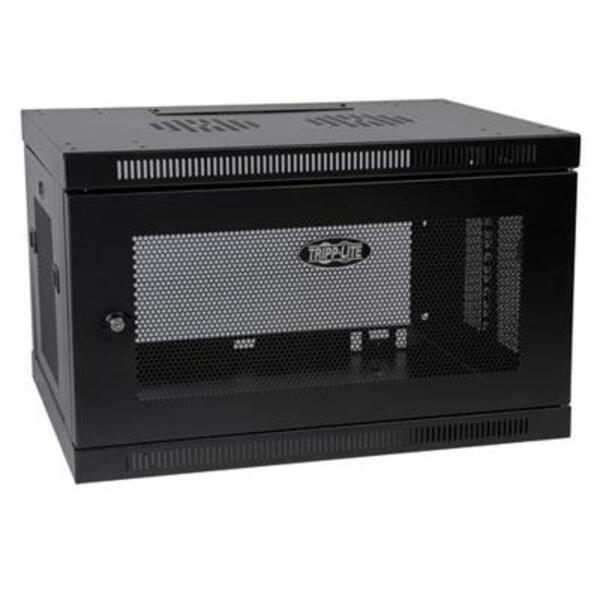 Tripp Lite 6U Wall Mount Rack Enclosure Server Cabinet w/ Door &amp; Side Panels