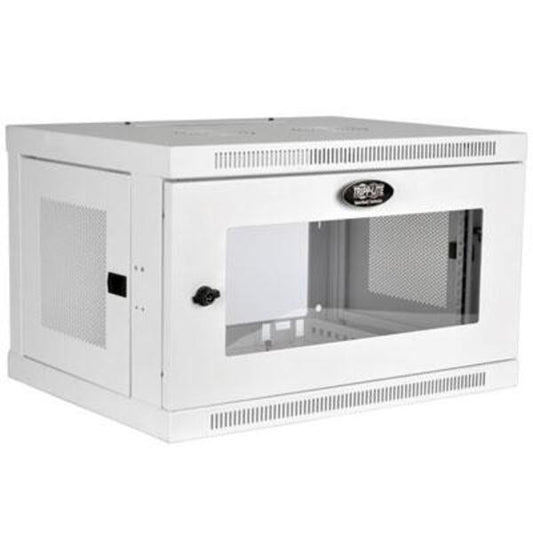 Tripp Lite 6U Wall Mount Rack Enclosure Server Cabinet White w/ Acrylic Glass Door