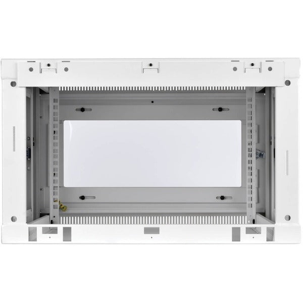 Tripp Lite 6U Wall Mount Rack Enclosure Server Cabinet White w/ Acrylic Glass Door