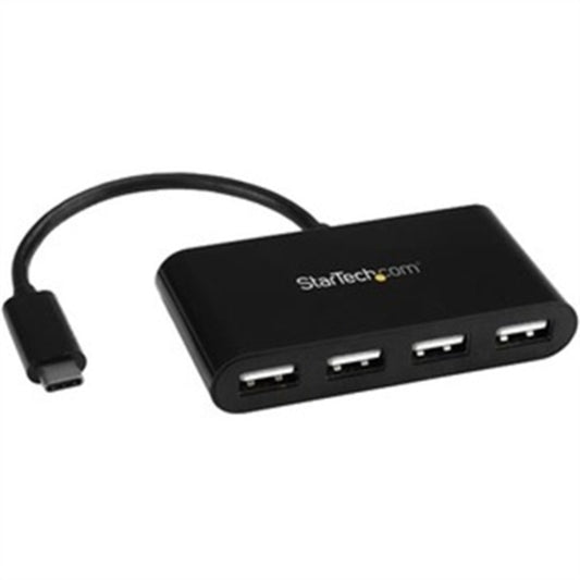 StarTech.com 4 Port USB C Hub - Mini Hub - USB-C to 4x USB-A - USB 2.0 Hub - USB Type C Hub - USB C to USB Hub - USB C Port Expander