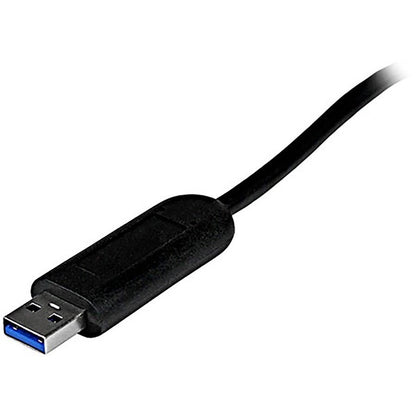 StarTech.com 4 Port Portable SuperSpeed USB 3.0 Hub with Built-in Cable