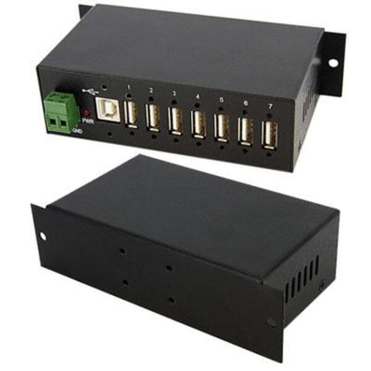 StarTech.com Mountable Rugged Industrial 7 Port USB 2.0 Hub