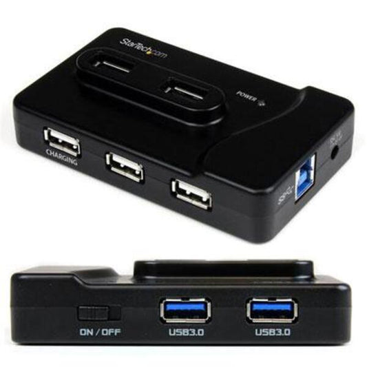 StarTech.com 6 Port USB 3.0 / USB 2.0 Combo Hub with 2A Charging Port - 2x USB 3.0 &amp; 4x USB 2.0