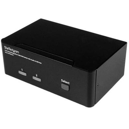 StarTech.com 2 Port DisplayPort Dual-Monitor KVM Switch - DisplayPort KVM - 4K 60 Hz