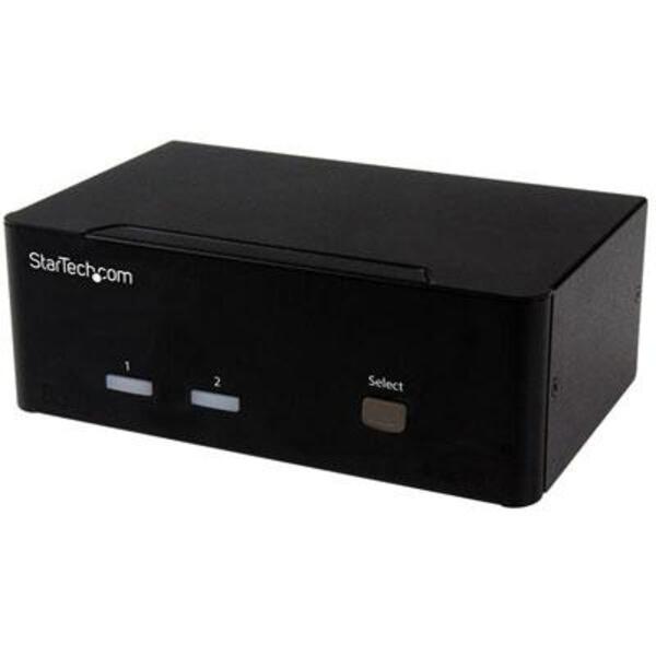 StarTech.com 2-port KVM Switch with Dual VGA and 2-port USB Hub - USB 2.0