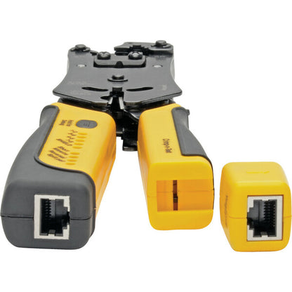 Tripp Lite RJ11/RJ12/RJ45 Wire Crimper with Built-in Cable Tester