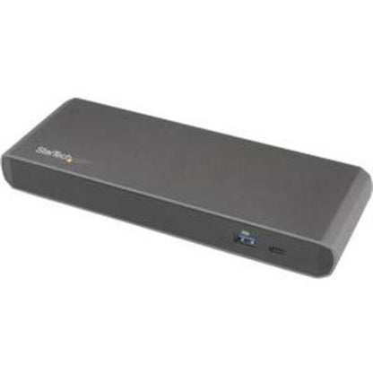 StarTech.com Thunderbolt 3 Dock - Dual Monitor 4K 60Hz TB3 Laptop Docking Station with DisplayPort - 85W Power Delivery - 3x USB 3.0, GbE