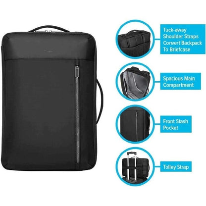 Targus Urban TBB595GL Carrying Case (Backpack) for 15.6" Notebook - Black