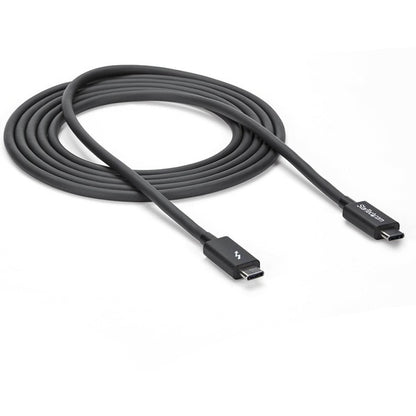 StarTech.com Thunderbolt 3 Cable - 6 ft / 2m - 4K 60Hz - 20Gbps - USB C to USB C Cable - Thunderbolt 3 USB Type C Charger Cable