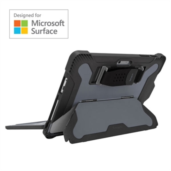 Targus SafePort THD491GL Rugged Carrying Case (Folio) for 9.7" Microsoft Surface Go, Surface Go 2, Surface Go 3 Tablet - Black