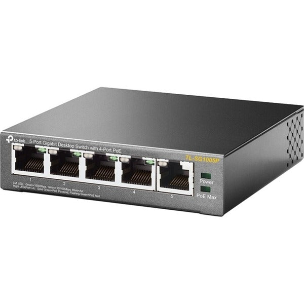 TP-Link TL-SG1005P - 5-Port Gigabit PoE Switch - Limited Lifetime Protection