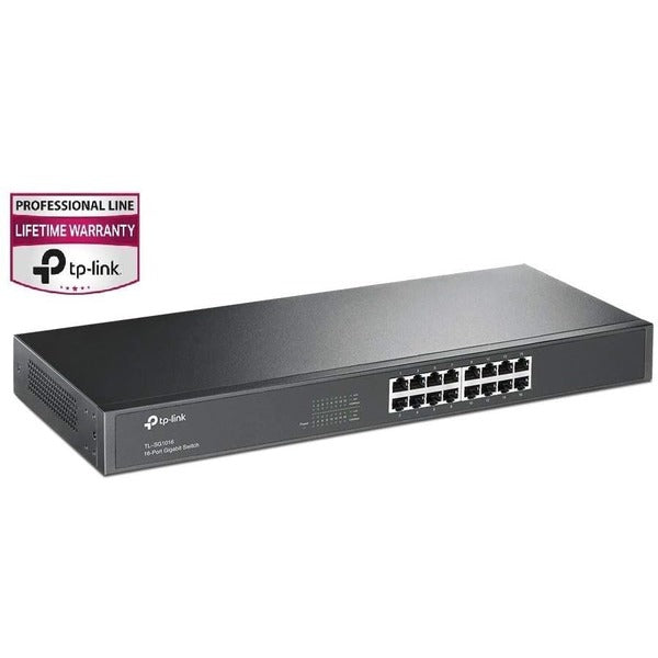 TP-LINK TL-SG1016 - 16-Port Gigabit Ethernet Switch - Limited Lifetime Warranty