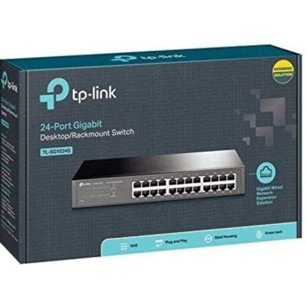 TP-Link TL-SG1024S - 24-Port Gigabit Desktop/Rackmount Ethernet Switch - Limited Lifetime Warranty