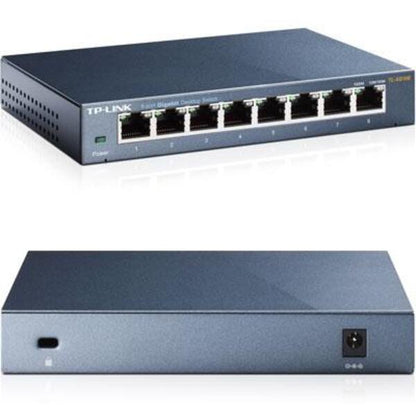 TP-LINK TL-SG108 - 8 Port Gigabit Unmanaged Ethernet Network Switch - Limited Lifetime Protection