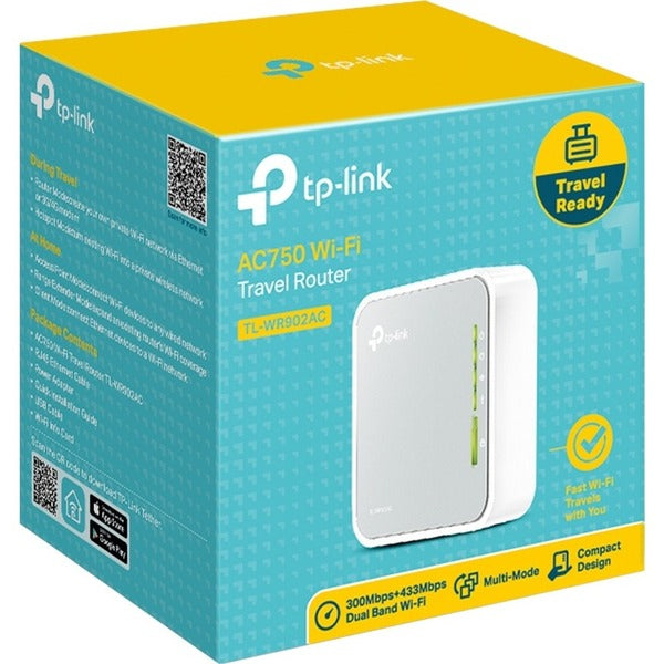 TP-Link TL-WR902AC - AC750 Wireless Portable Nano Travel Router