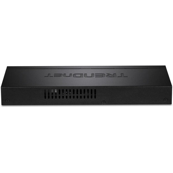 TRENDnet 8-Port Gigabit PoE+ Switch, 120W PoE Power Budget, 16Gbps Switching Capacity, IEEE 802.1p QoS, DSCP Pass-Through Support, Fanless, Wall Mountable, Lifetime Protection, Black, TPE-TG84