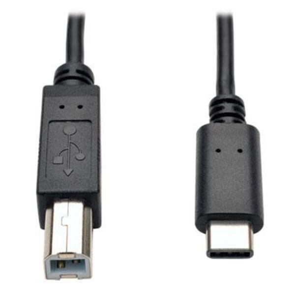 Tripp Lite 6ft USB 2.0 Hi-Speed Cable B Male to USB Type-C USB-C Male