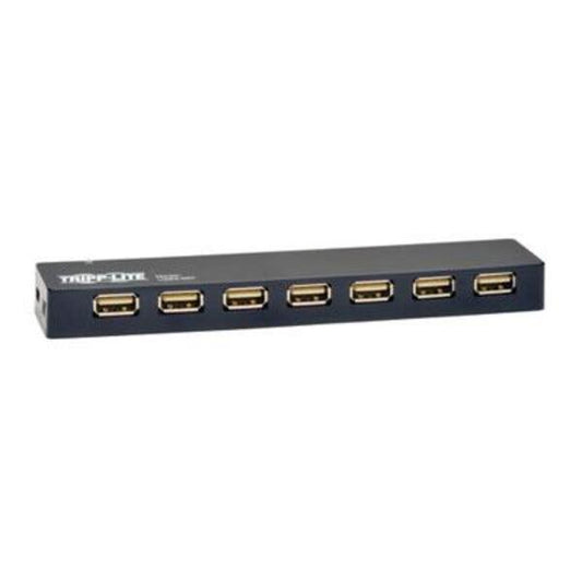 Tripp Lite 7-Port USB 2.0 Mobile Hi-Speed Hub Notebook Laptop Bus Power AC