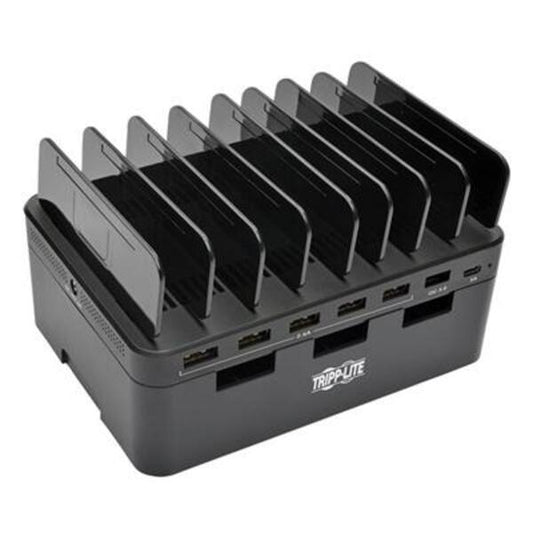 Tripp Lite 7-Port USB Charging Station Hub Quick Charge 3.0, USB-C, Storage