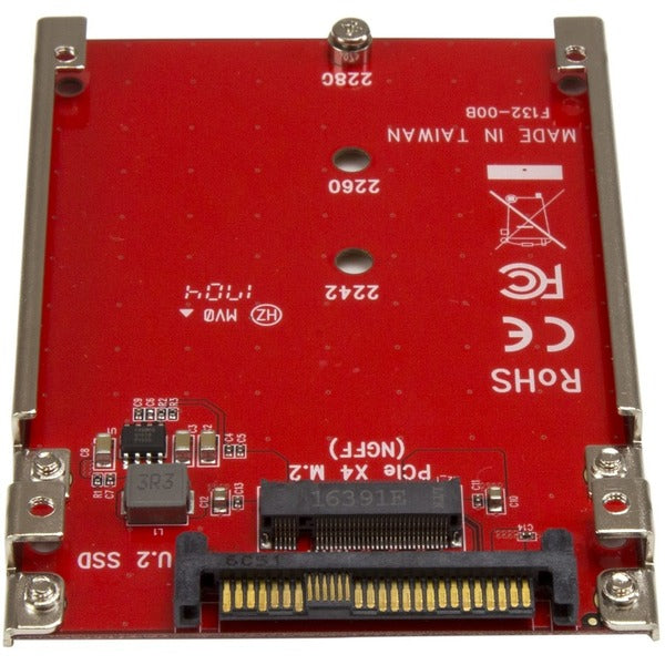 StarTech.com M.2 to U.2 Adapter - M.2 Drive to U.2 (SFF-8639) Host Adapter for M.2 PCIe NVMe SSDs - M.2 Drive Adapter - M.2 PCIe SSD Adapter