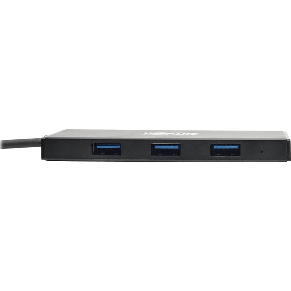 Tripp Lite 4-Port Portable Slim USB 3.0 Superspeed Hub w/ Built In Cable