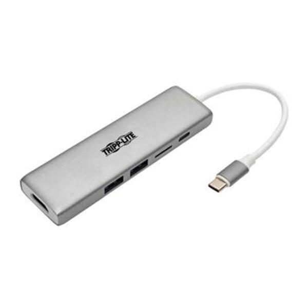 Tripp Lite USB C Docking Station 4k @ 30Hz w/USB Hub HDMI Micro SD Charging, USB Type C, USB-C, USB Type-C