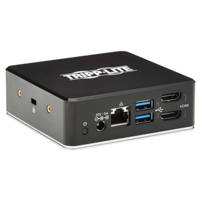 Tripp Lite USB C Dock Dual Display HDMI USB 3.2 Gen 1 USB-A Hub Gbe 3.5mm