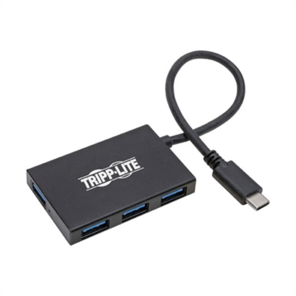 Tripp Lite USB C Hub 4-Port USB-A Compact USB 3.1 Gen 1 Portable Aluminum