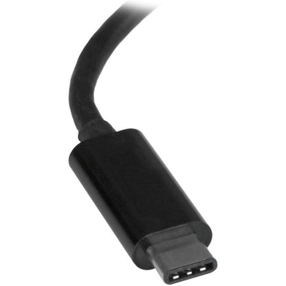 StarTech.com USB C to Gigabit Ethernet Adapter - Thunderbolt 3 - 10/100/1000Mbps - Black