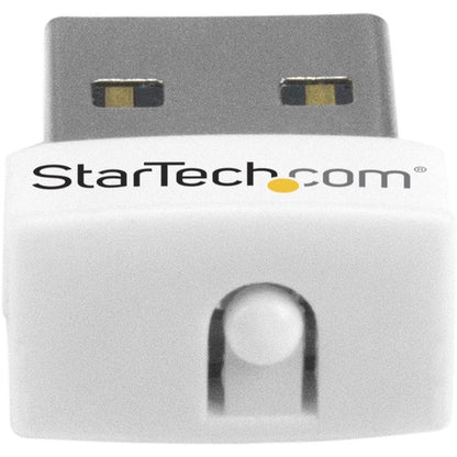 StarTech.com USB 150Mbps Mini Wireless N Network Adapter - 802.11n/g 1T1R USB WiFi Adapter - White