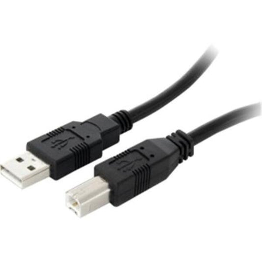 StarTech.com 9 m / 30 ft Active USB A to B Cable - M/M - Black USB 2.0 A to B Cord - Printer Cable - Extension USB Cable (USB2HAB30AC)