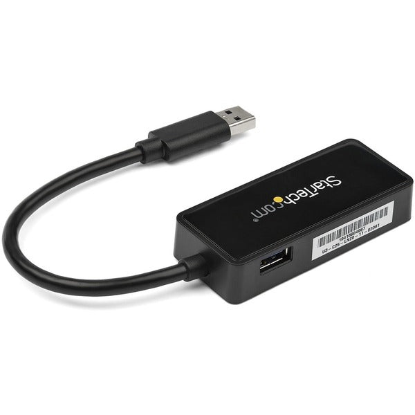 StarTech.com USB 3.0 to Gigabit Ethernet Adapter NIC w/ USB Port - Black