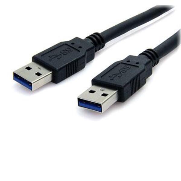 StarTech.com 6 ft Black SuperSpeed USB 3.0 Cable A to A - M/M