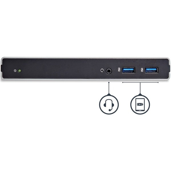 StarTech.com USB 3.0 Docking Station - Compatible with Windows / macOS - Dual DVI Docking Station Supports Dual Monitors - DVI to HDMI and DVI to VGA Adapters Included - USB3SDOCKDD