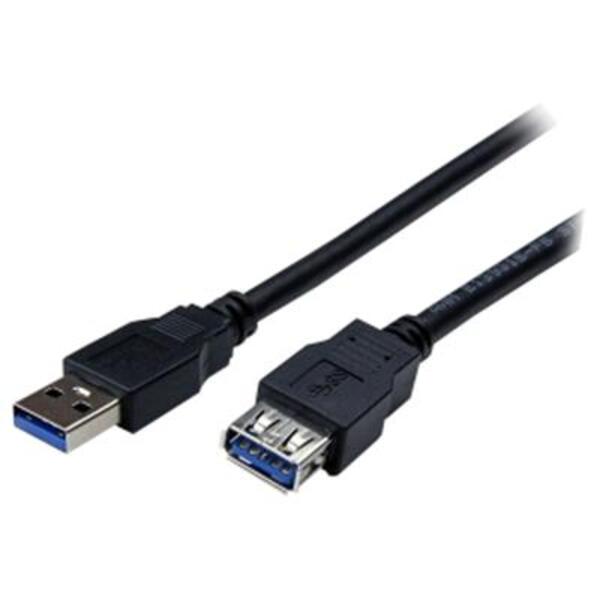 StarTech.com 1m Black SuperSpeed USB 3.0 Extension Cable A to A - M/F