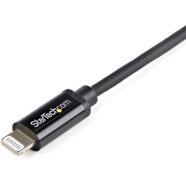 StarTech.com 1m (3ft) Black Apple 8-pin Lightning Connector to USB Cable for iPhone / iPod / iPad