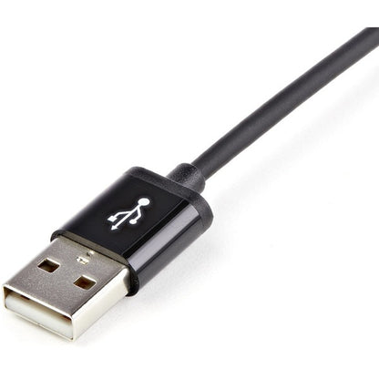 StarTech.com 1m (3ft) Black Apple 8-pin Lightning Connector to USB Cable for iPhone / iPod / iPad