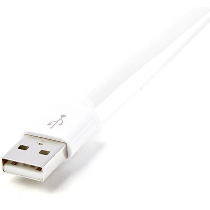 StarTech.com 1m (3ft) White Apple 8-pin Lightning Connector to USB Cable for iPhone / iPod / iPad