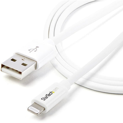 StarTech.com 1m (3ft) White Apple 8-pin Lightning Connector to USB Cable for iPhone / iPod / iPad